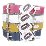 Zgarda piele 2,3 cm/50 cm nr 3 mix color