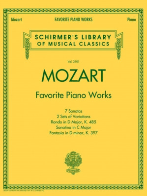 Mozart - Favorite Piano Works: Schirmer&amp;#039;s Library of Musical Classics Vol. 2101 foto