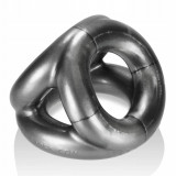Oxballs - Inel de erecție pentru penis Tri-Sport 3in1 Silver