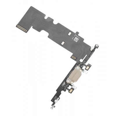 Banda cu Conector Incarcare - Microfon Apple iPhone 8 Plus, Auriu foto