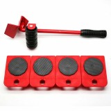 Kit pentru transportat mobila, Zola, 5 piese, cu role, greutate suportata 150 kg