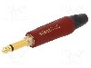 Conector jack, Jack 6,3mm, 2 contacte, tata, NEUTRIK, NP2X-AU-SILENT, T254228