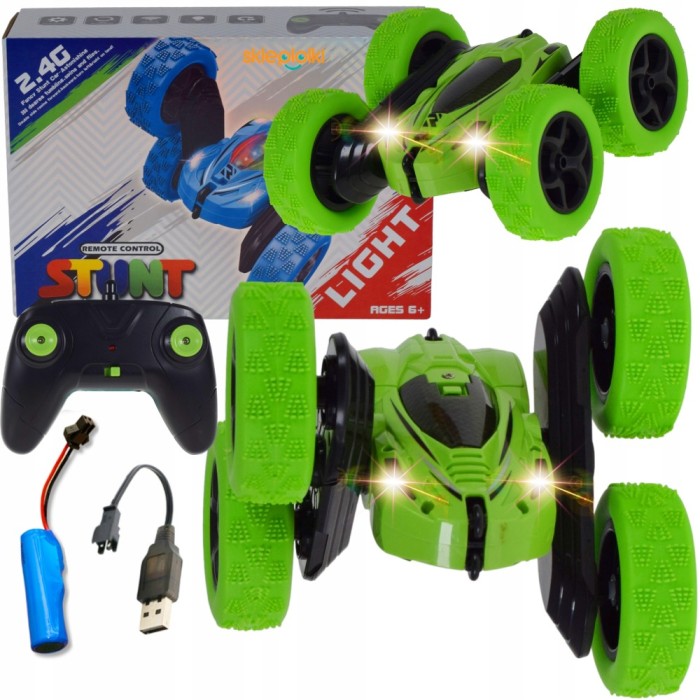 Mașină telecomandată RC360&deg;, drift pe două părți, 4&times;4, LED, 90&amp;#039;&amp;#039; de distracție