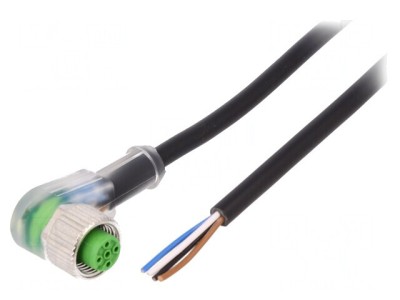 Cablu de Conectare M12 PIN 4 Unghi 3m 4A foto