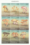 Rep. Centrafricana 1999-Flora,ciuperci,Bloc 9 valori dant.,MNH,Mi.2293-2301KB, Nestampilat