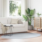 Covor oval vidaXL &#039;HUARTE&#039;Gri 140x200 cm