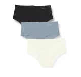 Cumpara ieftin Set 3 chiloti pentru femei Calvin Klein Hipsters 000QD3559E, negru alb albastru, S - OUTLET