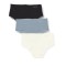 Set 3 chiloti pentru femei Calvin Klein Hipsters 000QD3559E, negru alb albastru, S - OUTLET