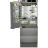 Combina Incorporabila Liebherr ECBNe 7871, Culoare stainless steel, Clasa de eficienta energetica E, &Icirc;nălțime 202.7 cm, Volum total 402 l