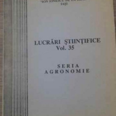 LUCRARI STIINTIFICE VOL.35 SERIA AGRONOMIE-COLECTIV