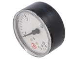 Manometru PNEUMAT 0-16 bar, Diametru 63 mm, Clasa Acuratete 1.6, Conector G1/4 Spate, Carcasa Metal