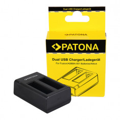 GoPro Fusion, ASBBA-001 Încărcător rapid dublu cu cablu Micro USB - Patona
