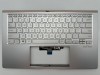 Carcasa superioara cu tastatura palmrest Laptop, Asus, ZenBook 14 UM433D, UM433DA, 90NB0PD6-R31US1, 13N1-A6A0302, UX434DA-2S, iluminata, argintie, lay