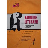 Marieta Nicolau Plamadeala (ed.) - Analize literare pentru bacalaureat si admiterea in facultate