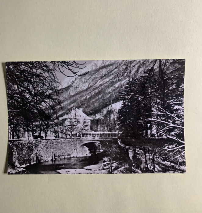 Carte poștală Băile Herculane-Pod peste Cerna