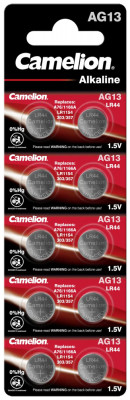 Baterii Ceas AG13 LR44 G13 A76 1.5V 140mAh Camelion Blister 10 foto