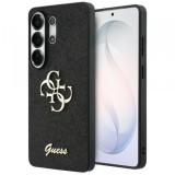 Husa pentru Samsung Galaxy S26 Ultra S948, Guess, Fixed Glitter Big 4G Metal Frame, Neagra