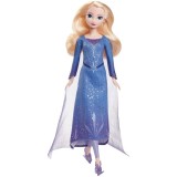 Papusa Disney Frozen Elsa &ndash; Ținuta de patinaj cu rochie detasabila si patine, Mattel