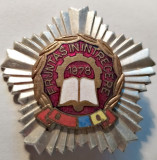 INSIGNA FRUNTAS IN INTRECERE 1978