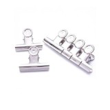 Clipsuri metalice Office Cover DL0016 6106, 22mm, argintii, cutie 6 buc