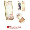 Husa Silicon DIAMOND Flower Apple iPhone 7/8 (4,5inch ) Gold