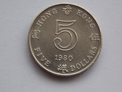 5 DOLLARS 1980 HONG KONG foto