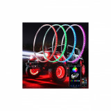 Inele lumina jante LED RGB cu aplicatie BTT 12V Cod: HH-64155