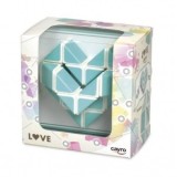 Puzzle logic sarpe, in forma de inima 3D, verde, cu colectie de stickere tematice, Cayro