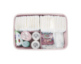 Organizator scutece si accesorii KikkaBoo Bear with me Pink