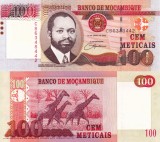 MOZAMBIC 100 meticais 2006 (h&acirc;rtie) UNC!!!