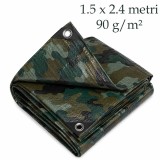 Cumpara ieftin Prelata Army pentru exterior 1.5x2.4 m, 90 g/mp, protectie impotriva conditiilor meteo