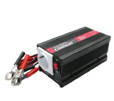 Invertor de tensiune auto Carpoint 24V-230V 300W-900W 50Hz cu protectii la supra-sarcina baterie descarcata supravoltaj scurt foto