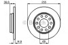 Disc frana AUDI A4 Avant (8E5, B6) (2001 - 2004) BOSCH 0 986 478 987