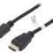 Cablu HDMI 2.0 micro HDMI 2m, negru