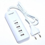 Incarcator USB Hub 4 Porturi USB 2.0 20W la priza 220V 2A007 XXM