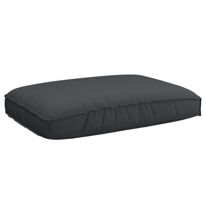 vidaXL Pernă pentru șezut din paleți Negru 120 x 80 x 12 cm 42001572