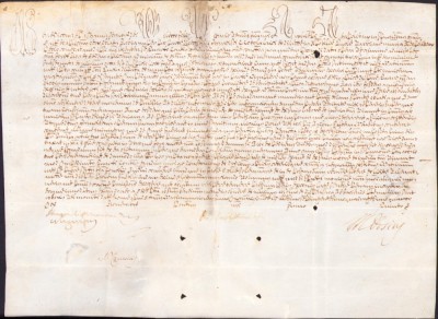 PM256N Bulă papală emisă de Papa Benedict al XIV-lea, 1754, pe pergament foto