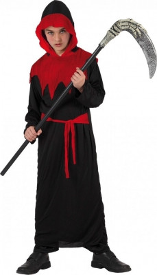 Costum Grim Reaper copii 5-6 ani foto