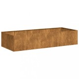 Jardiniera Rusty 200x80x40 cm Otel pentru intemperii