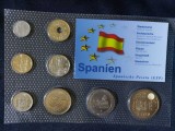 Seria completata monede - Spania 1991-2001, 8 monede