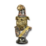 Buldog politist-statueta din rasini SP-55, Animale