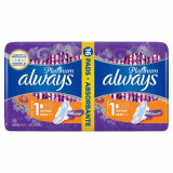 Absorbante Always Platinum Ultra Normal, 16 bucati, P&amp;G