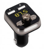 Modulator FM auto cu 2x USB 2.1A+1A +microSD +Bluetooth V4.0, Generic