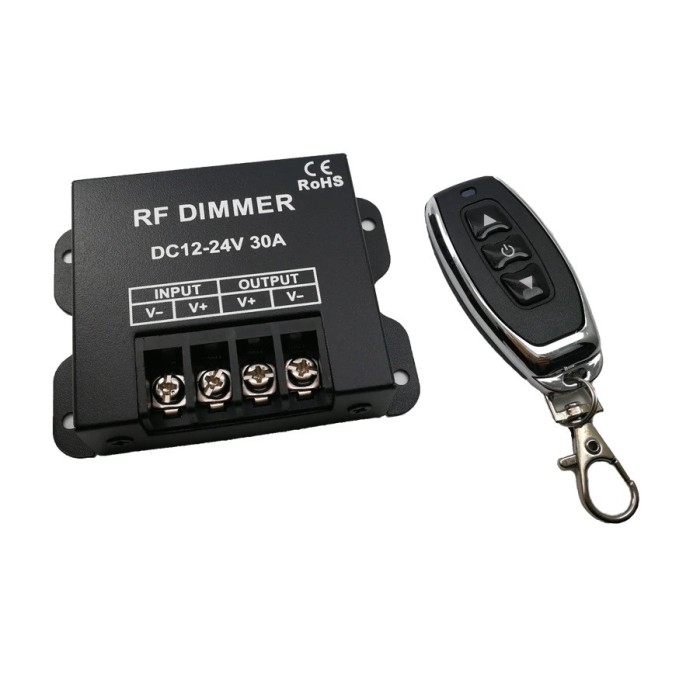 Dimmer led cu telecomanda 30A