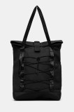Rains geantă Trail Rolltop Tote Bag W3 culoarea negru, 13390