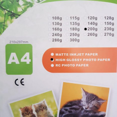 Set 100 Hartii Foto Glossy A4 i-Aicon, 115 g/m2