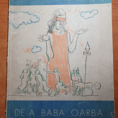 carte pentru copii - de-a baba oarba - al. .vlahuta - din anul 1965