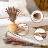 Buchet de pampas Rellinger&reg;, roz/maro, flori uscate, 7 fire, 44 cm