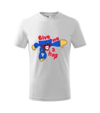 Tricou Personalizat Alb Huggy Wuggy pentru Copii 3