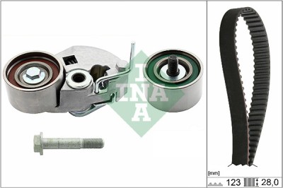 INA 530 0542 10 Set curea de distributie foto